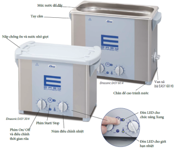 Bể rửa siêu âm Elma EASY